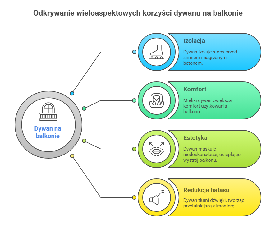 Odkrywanie wieloaspektowych korzyści dywanu na balkonie