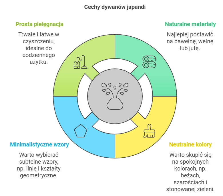 Cechy dywanów japandi