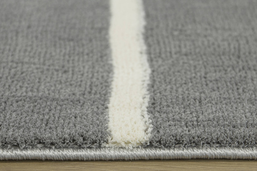 Dywan Karof 6062A white/grey 34 Szary Krem Zygzaki