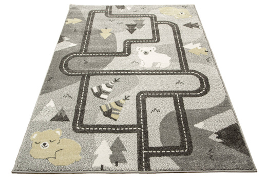 Dywan Dziecięcy Lima F498A l.grey/cream Uliczki Misie