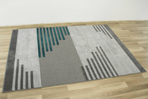 Dywan Agnella Meteo Portat zielony z efektem 3D