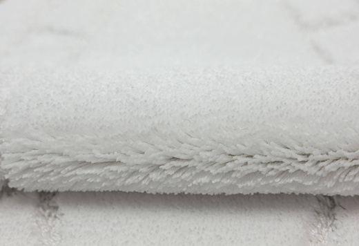 Dywanik Łazienkowy Antypoślizgowy Ocean White Biały Owalny