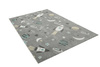 Pastelowy Dywan Dziecięcy C276A l.grey/cream Rakiety Kosmos Szary