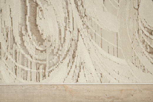 Lśniący Dywan Allora Plus F693A cream/beige Beż Krem Tynk