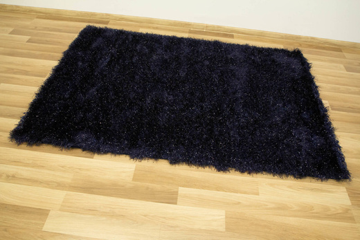 Lśniący Dywan Gloria Granatowy Z Lurexem