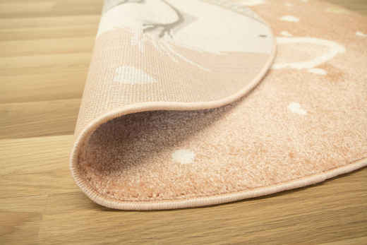 Okrągły Dywan Lima C882A rose/cream Róż Krem Lama