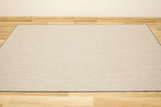 Dywan Dwustronny Sznurkowy Brussels 205150/10010 Silver Kratka Szary Krem Outdoor