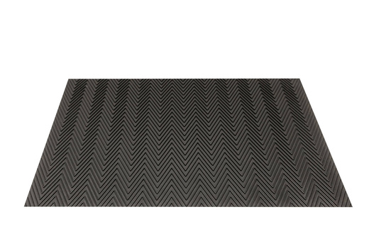 Wycieraczka gumowa M26 dwustronna antypoślizgowa czarna jodełka karo