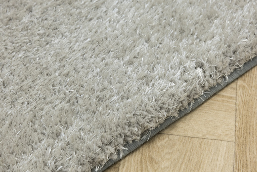 Wykładzina Luksusowa Shaggy Silky 72 Srebrzysty Szary szerokość 4 m