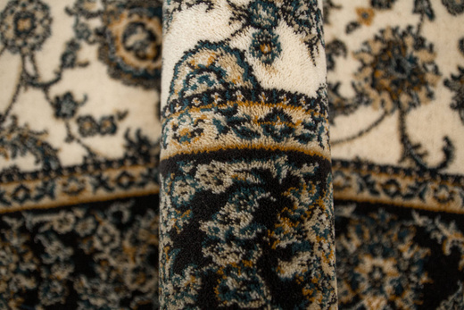 Wełniany Dywan Isfahan Anafi Granat