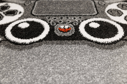 Okrągły Dywan Lima G928A l.grey/d.grey Gamepad Szary