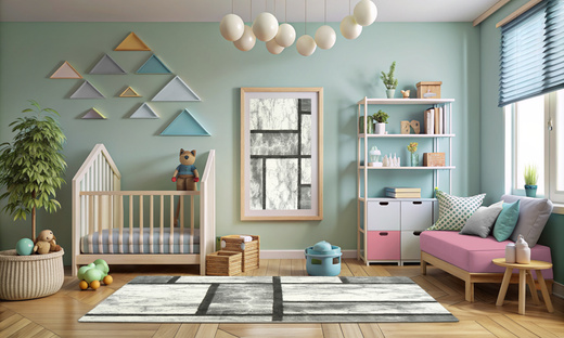 Dywan Lima 9553A cream/l.grey imitacja marmuru