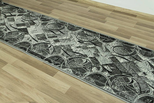 Chodnik Gold 336/18 szary szerokość 80 cm