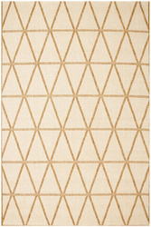 Dywan Płasko Tkany Natura PT 1994/10 Romby Trójkąty Beż