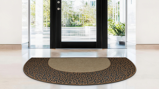 Wycieraczka Półokrągła Troya Miedź