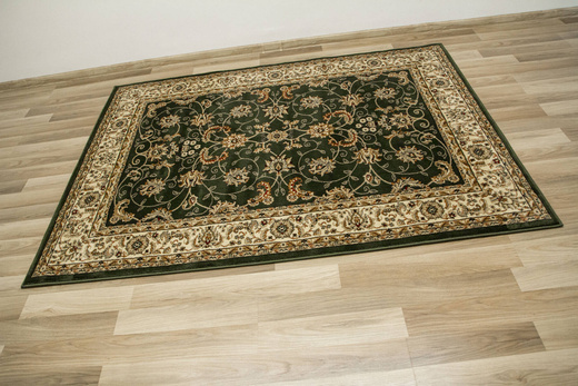 Dywan Super Rose 2338A d.green/cream Ornament Zieleń Brąz Czerwień