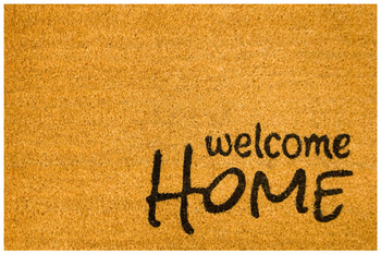 Antypoślizgowa Wycieraczka Kokosowa Retro Welcome Home