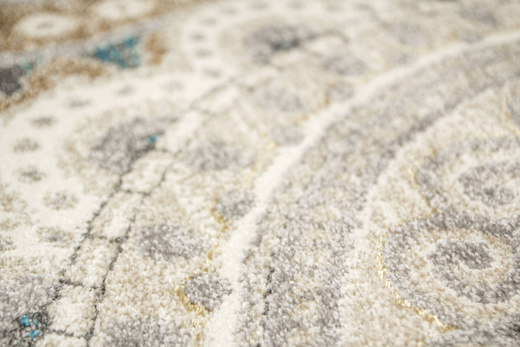 Dywan 7034A cream/t.beige Zer Lux Krem Złoty Szary Rozety