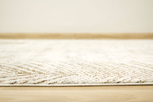 Dywan Modena 5297 bone/l.brown Krem Brąz Szary Liście Palm Marmur