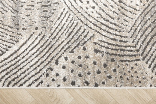 Dywan Matara P180A sp.antra/m.bei Beż Szary Kaszmir Linie Tynk