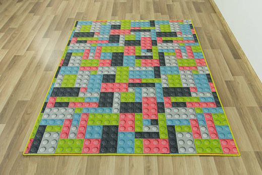 Dywan Klocki pastele
