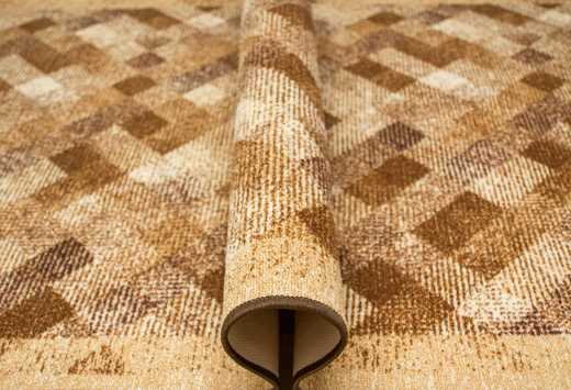 Antypoślizgowy Caro 17 Brąz Beż Romby szerokość 80 cm