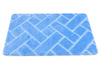 Dywanik Łazienkowy Antypoślizgowy Lotus Light Blue Błękitny Cegiełka