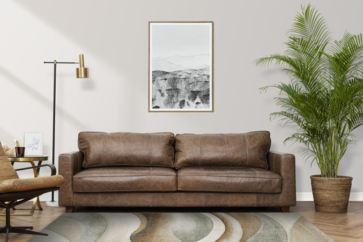 Dywan Agent 40436/610 Multi Krem Miedź Oliwka Fale