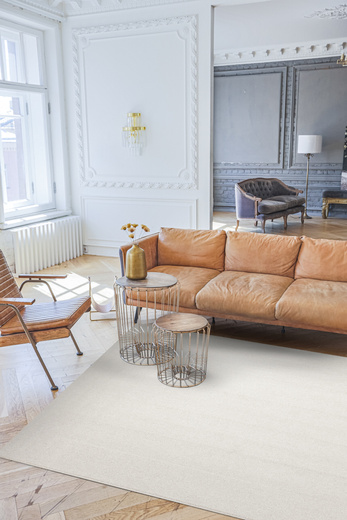 Wykładzina Destiny 100 Ivory Krem na filcu szerokość 4 m