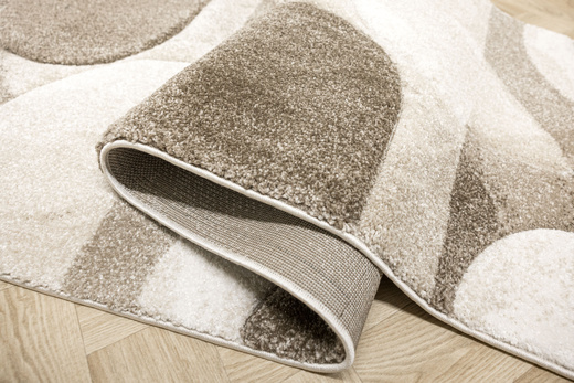 Chodnik Kandy N412A l.beige/white Beż Krem Brąz szerokość 70 cm