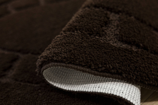 Dywanik Łazienkowy Antypoślizgowy Ocean Wenge Owalny