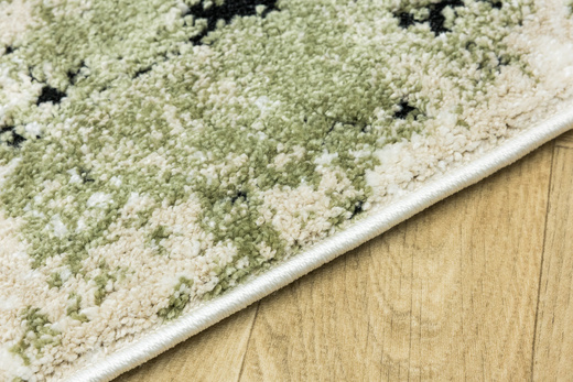 Dywan Bosa K437A cream/green Kremowy Zielony Abstrakcja
