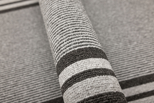 Chodnik Colorado 5428 Szary Antracyt Pasy szerokość 67 cm