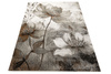 Dywan Ponte N879A l.grey/beige Brąz Szary Kwiaty
