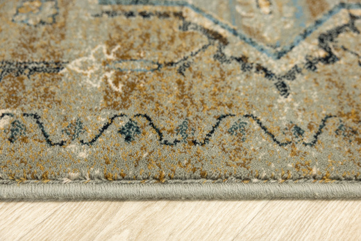 Wełniany Dywan Dywilan Omega Abbas Koniak Ornament