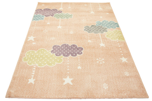 Dywan Lima B069A rose/cream Chmurki Gwiazdki Róż