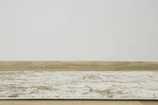 Chodnik Zer Lux 5762B Lśniący Beż Szary Piaskowiec szerokość 70 cm