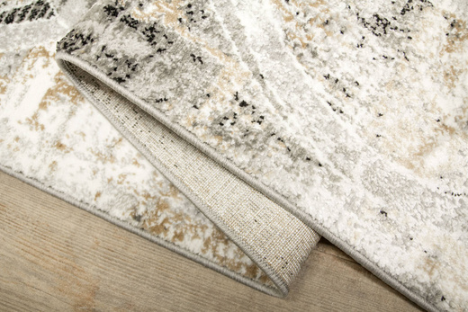 Chodnik Maya PR739 grey/b Szary Wstęgi szerokość 120 cm