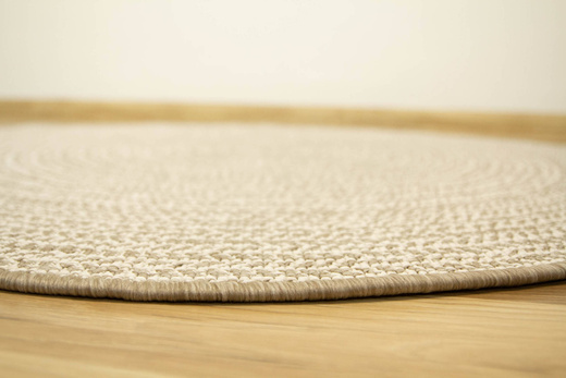 Okrągły Dwustronny Dywan Sznurkowy Brussels 205580/10610 linen Outdoor