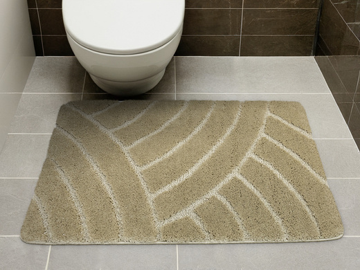 Dywanik Łazienkowy Antypoślizgowy Sash Beż Pasy