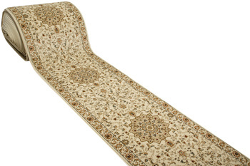 Chodnik Super Rose D373A cream/cream Krem Beż Ornament szerokość 100 cm