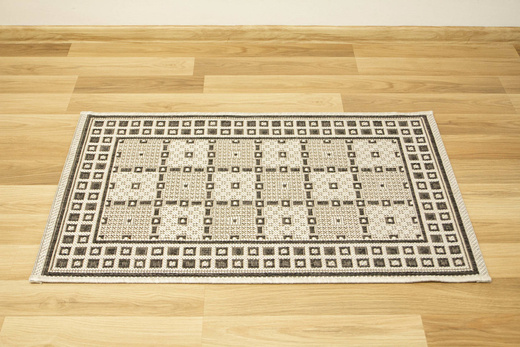 Dywan Sznurkowy 919/08 Natura PT Antracyt Srebrny Witraż