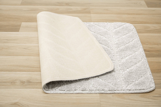 Komplet 2 częściowy Classic 1 Szary Listki Antypoślizgowy