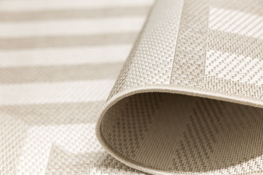 Dywan Sznurkowy Haga 04769A vizon/cream Krem Beż Szary Paski Outdoor