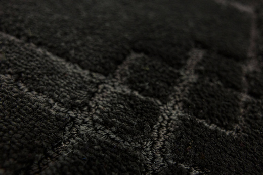 Dywanik Łazienkowy Antypoślizgowy Sego Black Czarny Prostokąty Mozaika