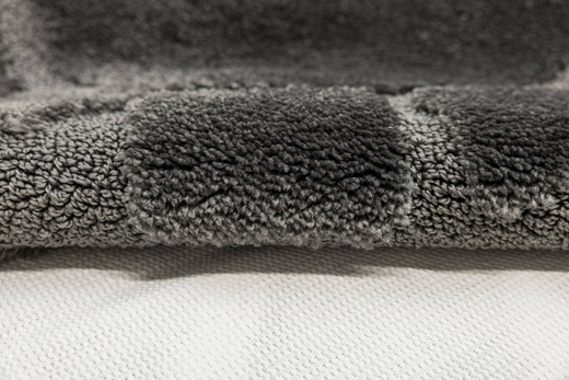 Dywanik Okrągły Łazienkowy Antypoślizgowy Ocean Ciemny Szary