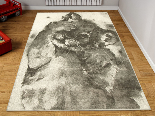 Dywan Dziecięcy Lima 9362A l.grey/d.grey Szary Krem Lew