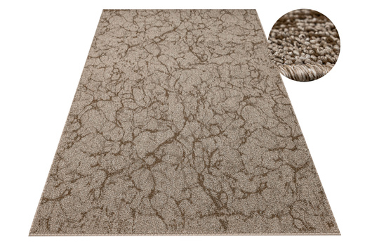 Wykładzina Marble 90 Brąz Beż Marmur Melanż szerokość 4 m