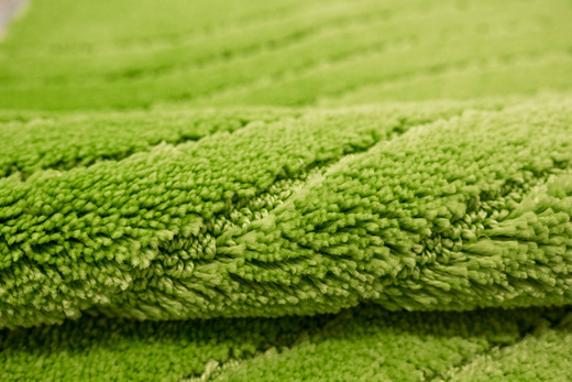 Dywanik Łazienkowy Antypoślizgowy Sara Green/Lime Jasny Zielony Fale