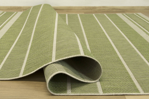 Dywan Sznurkowy Split 48118/461 Oliwkowy Zielony Beż Pasy